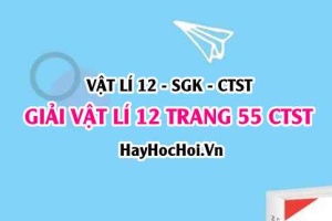 Giải Vật lí 12 trang 55 Chân trời sáng tạo SGK